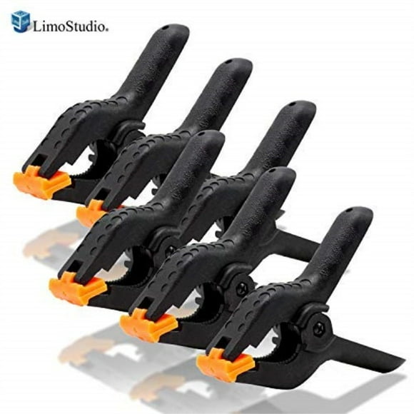 LimoStudio Set of 5 Photo Studio Universal Pro Muslin/Paper Clamps AGG900 LimoStudio Set of 5 Photo Studio Universal Pro Muslin/Paper Clamps AGG900